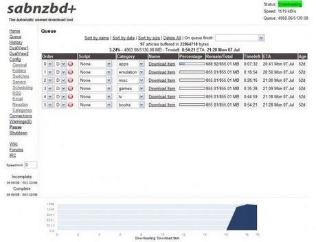 man sabnzbdplus (1): a web.